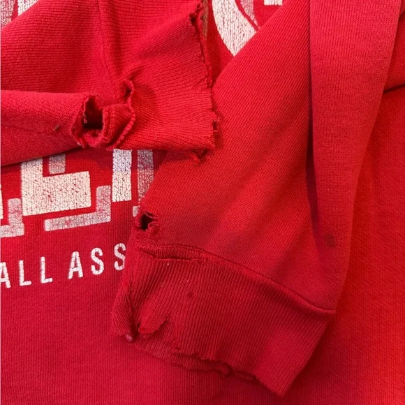 Vintage Logo 7 Portland Trail Blazers Crewneck – Men’s XL – Perfectly Distressed - Picture 8 of 11